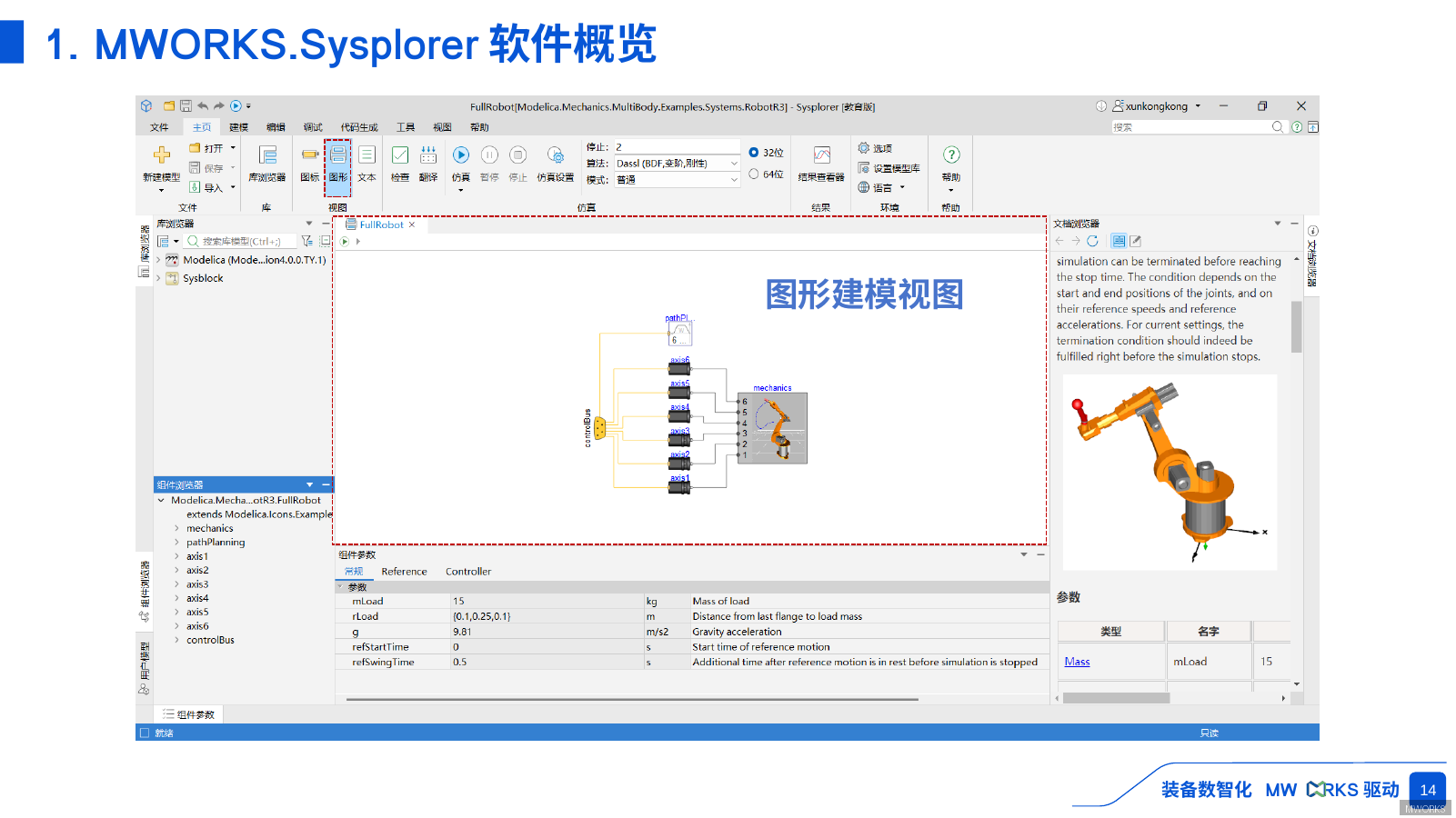 MWORKS.Sysplorer 主界面布局